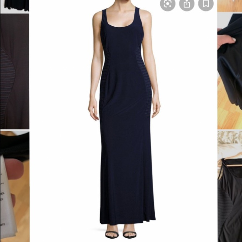 Laundry by Shelli Segal Black Gown Sz 12